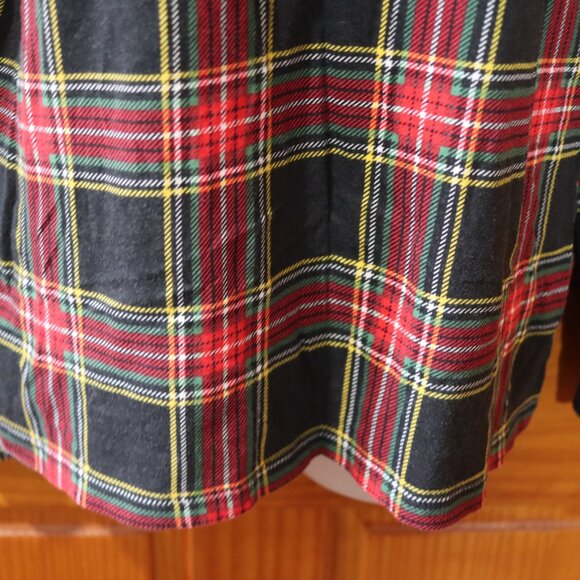 J. Crew Classic Plaid Turtle Neck Long Sleeve T-shirt LG - Picture 4 of 12